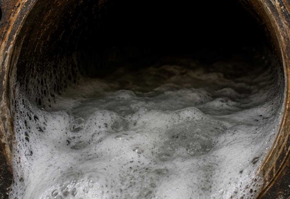 Arrastre de agua y espuma en caldera